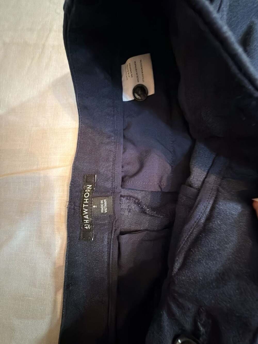 41 Hawthorn Women's Navy Blue Trousers Size 6 - Picture 3 of 5